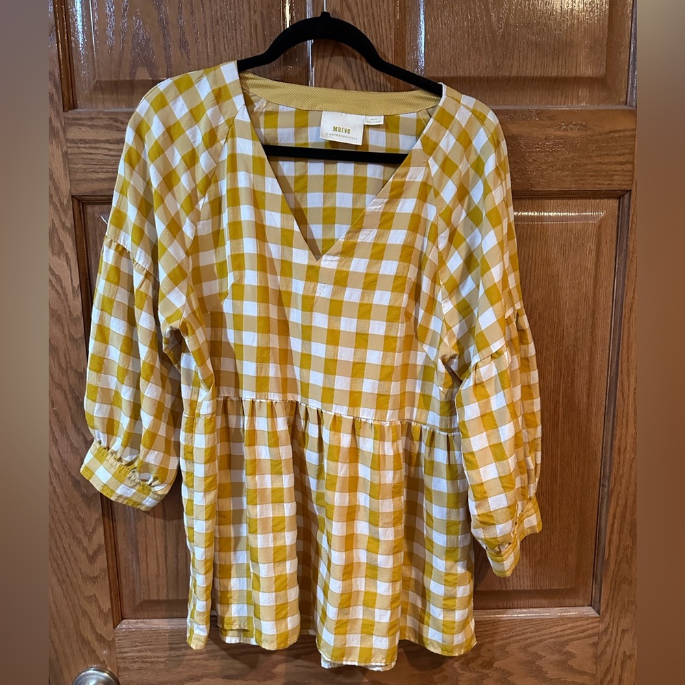 Anthropologie Maeve 3/4 sleeve blouse. Oversized